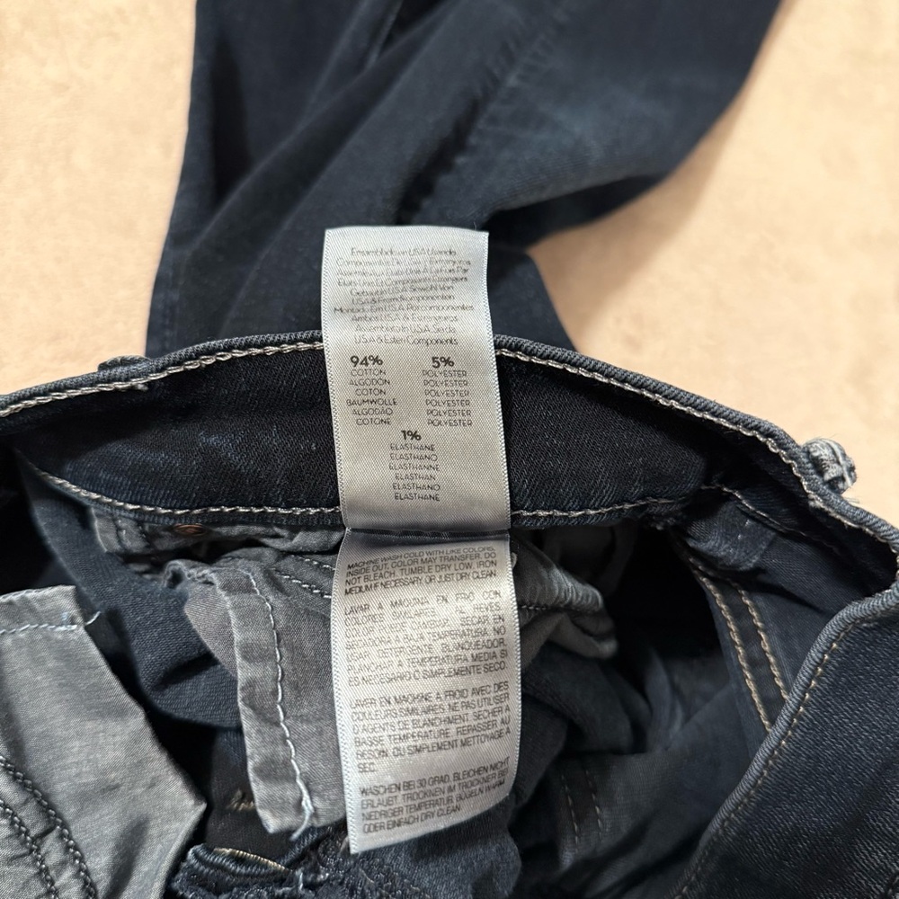 Mother the stunner zip two step fray high rise Jean size 30/L28 - Picture 10 of 16